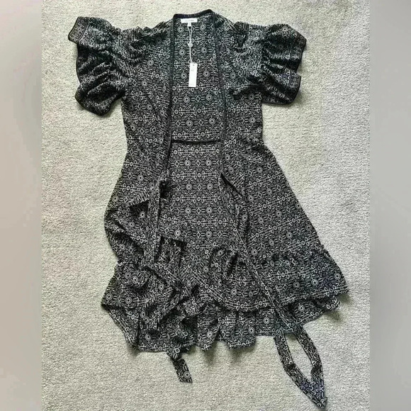 Max Studio Floral Print Wrap Dress  XS - Picture 5 of 5